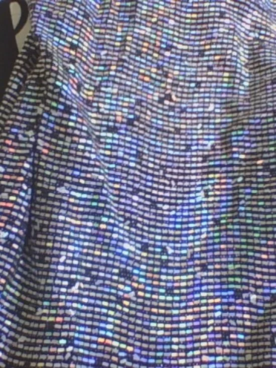 SILVER Sequin Bodycon Dress - Picture 4 of 7